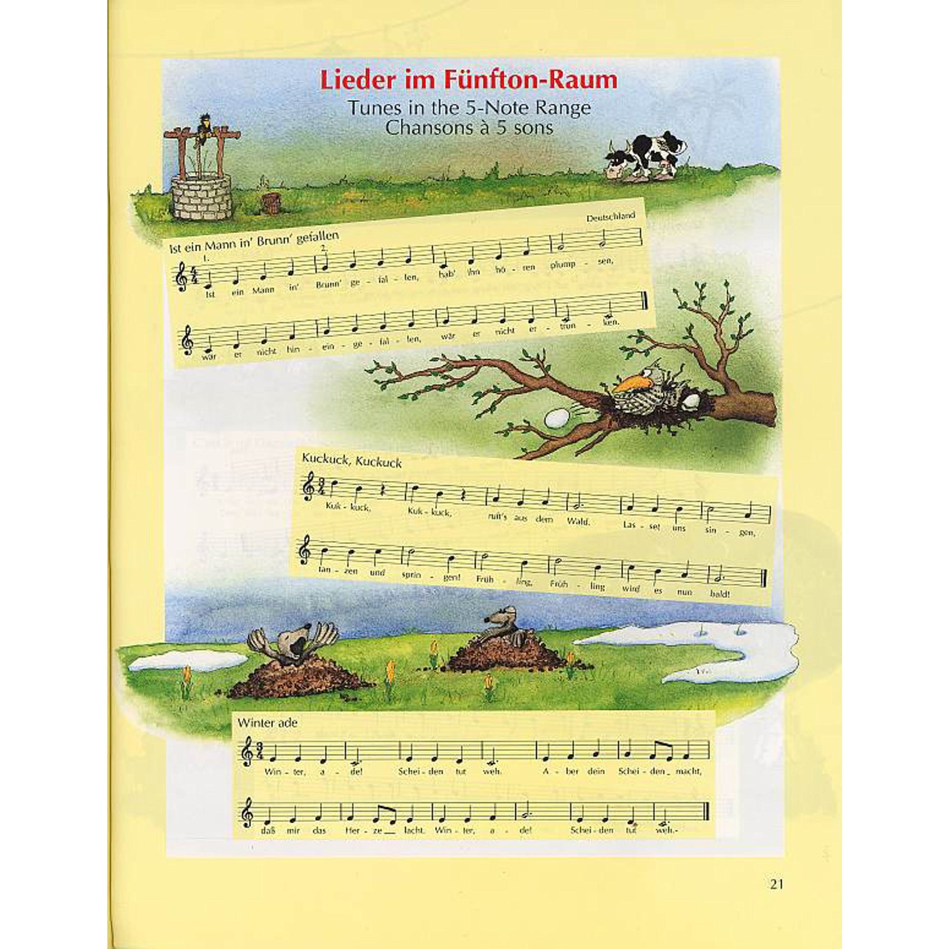 The European Piano Method - Volume 1: German/French/English Book with Online Audio