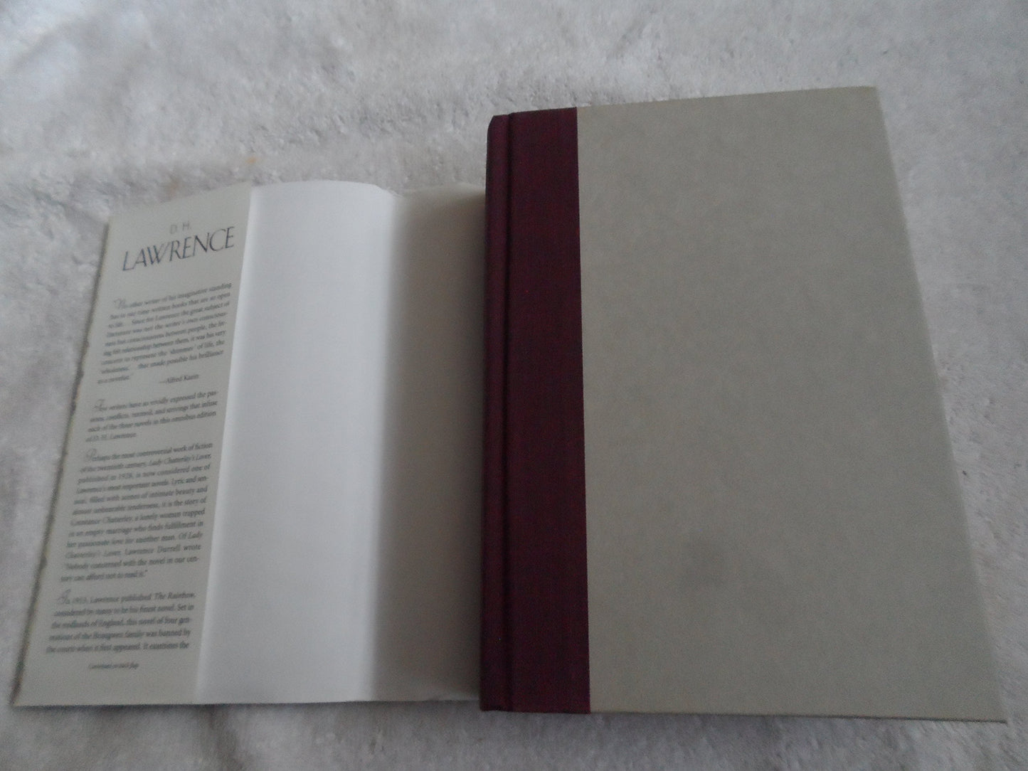 D.H. Lawrence, three complete novels: Lady Chatterley's lover, The Rainbow, Sons and lovers