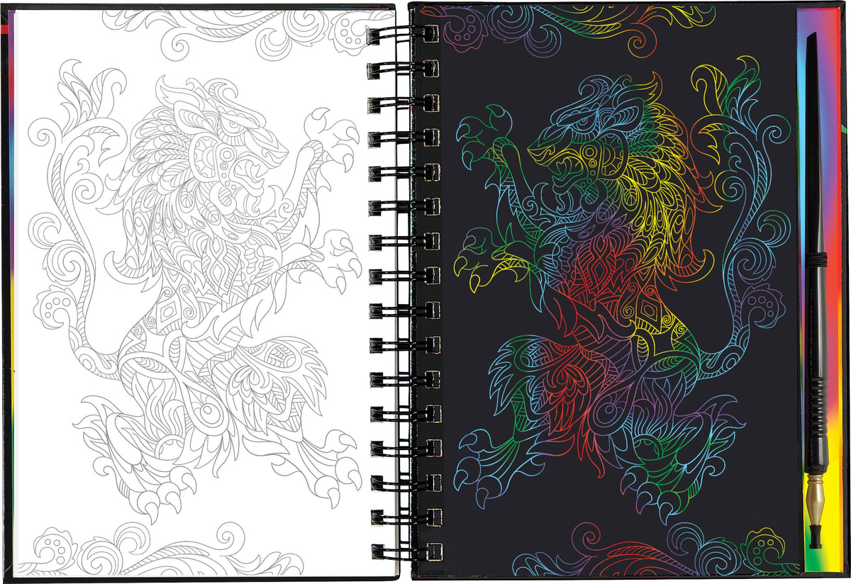 Scratch & Sketch Extreme Fantasy Art (Trace Along) (Scratch and Sketch Trace-Along)