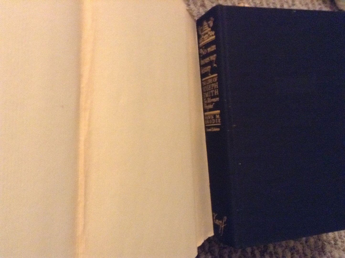 No Man Knows My History : The Life of Joseph Smith