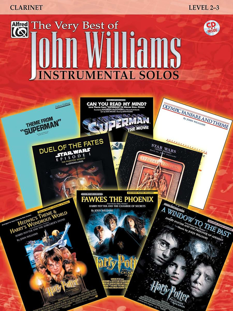 The Very Best of John Williams: Clarinet, Book & Online Audio/Software
