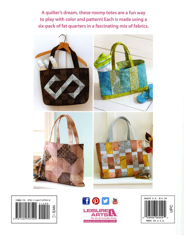 Fat Quarter Bags — back cover