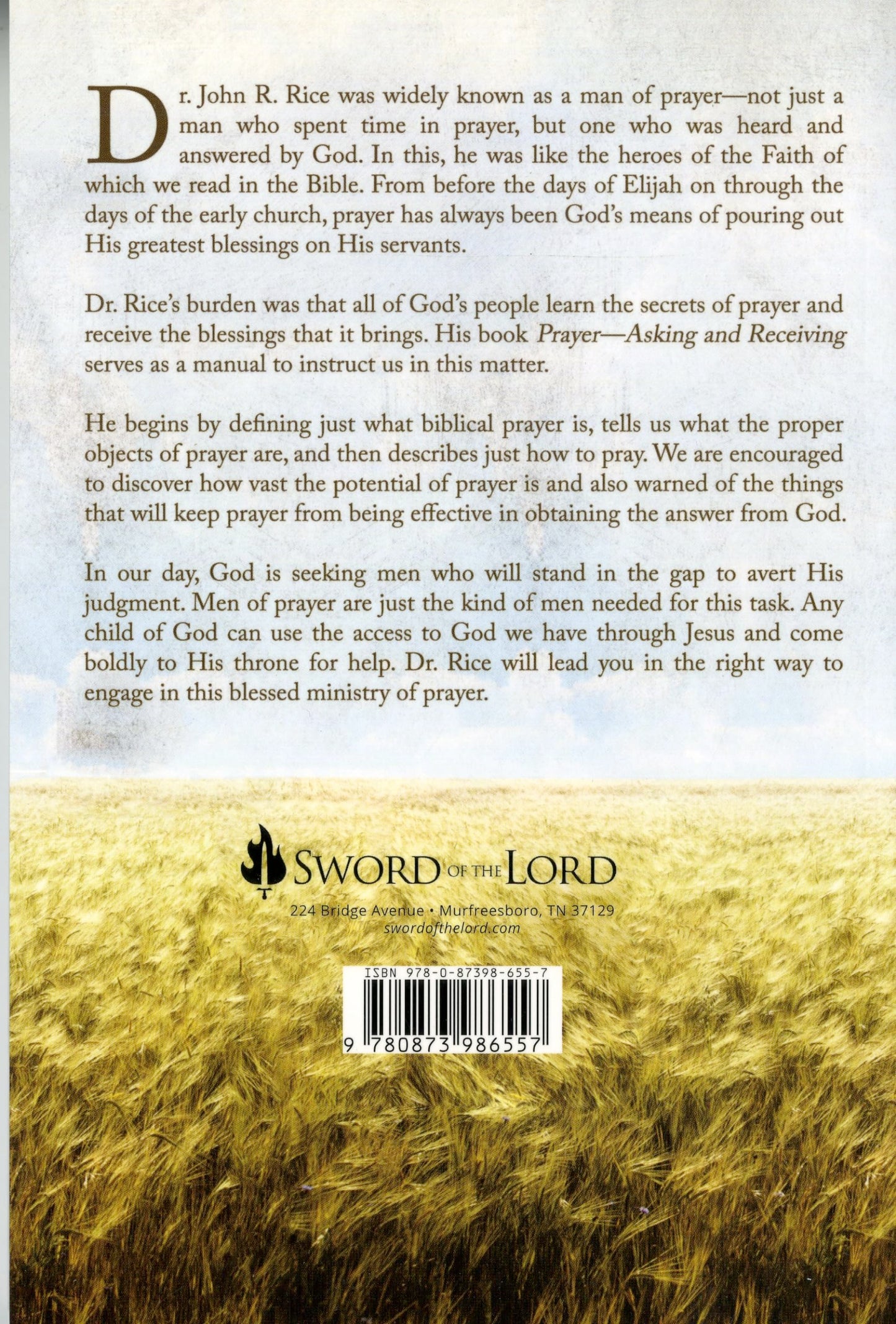 Prayer: Asking and Receiving