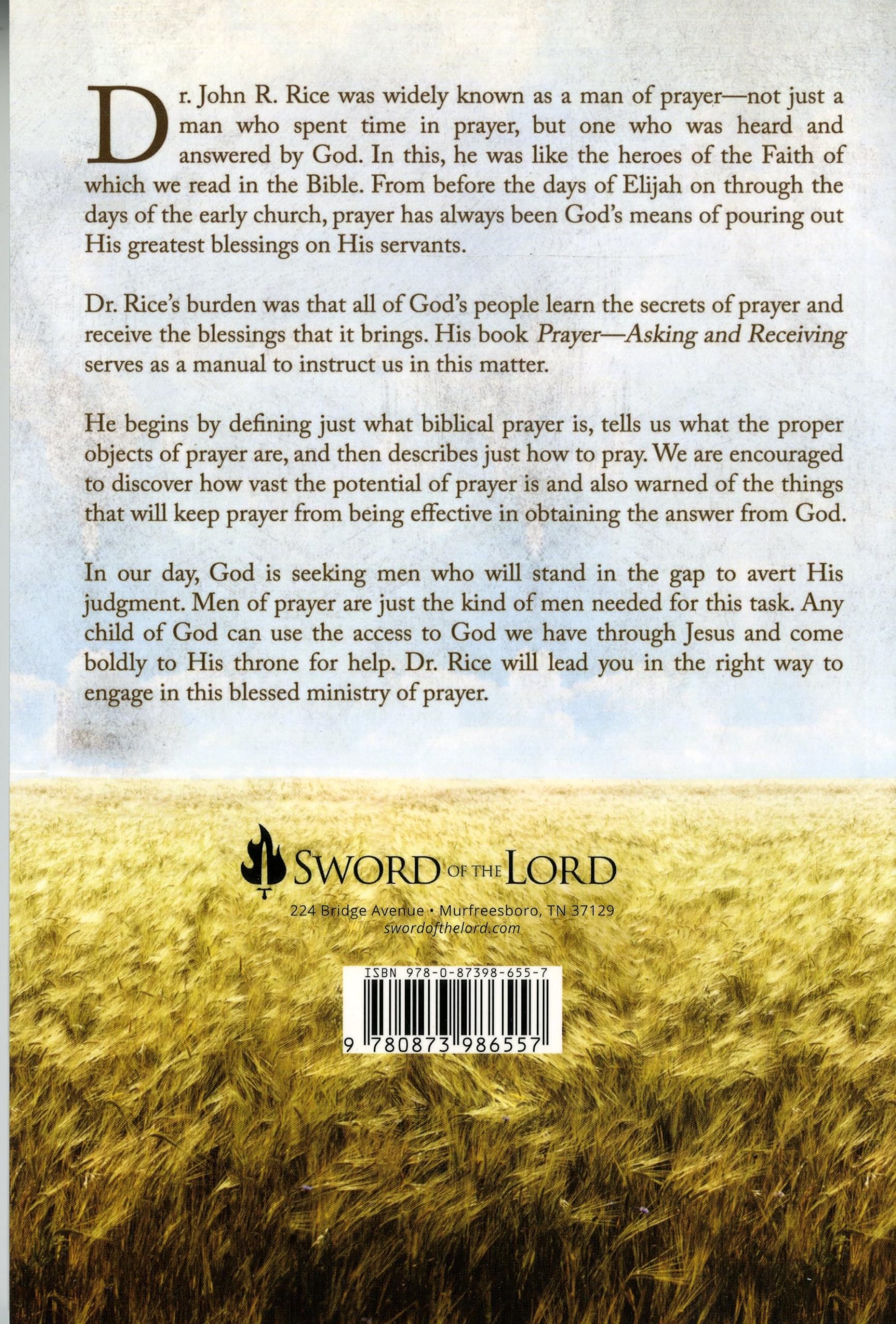 Prayer: Asking and Receiving
