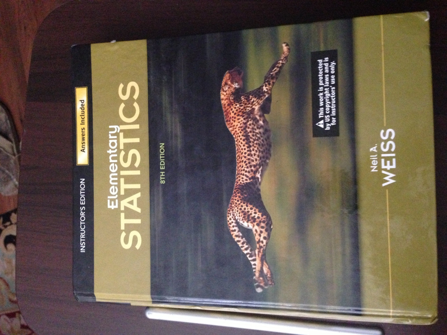 Elementary Statistics (8th Edition) by Weiss, Neil A.