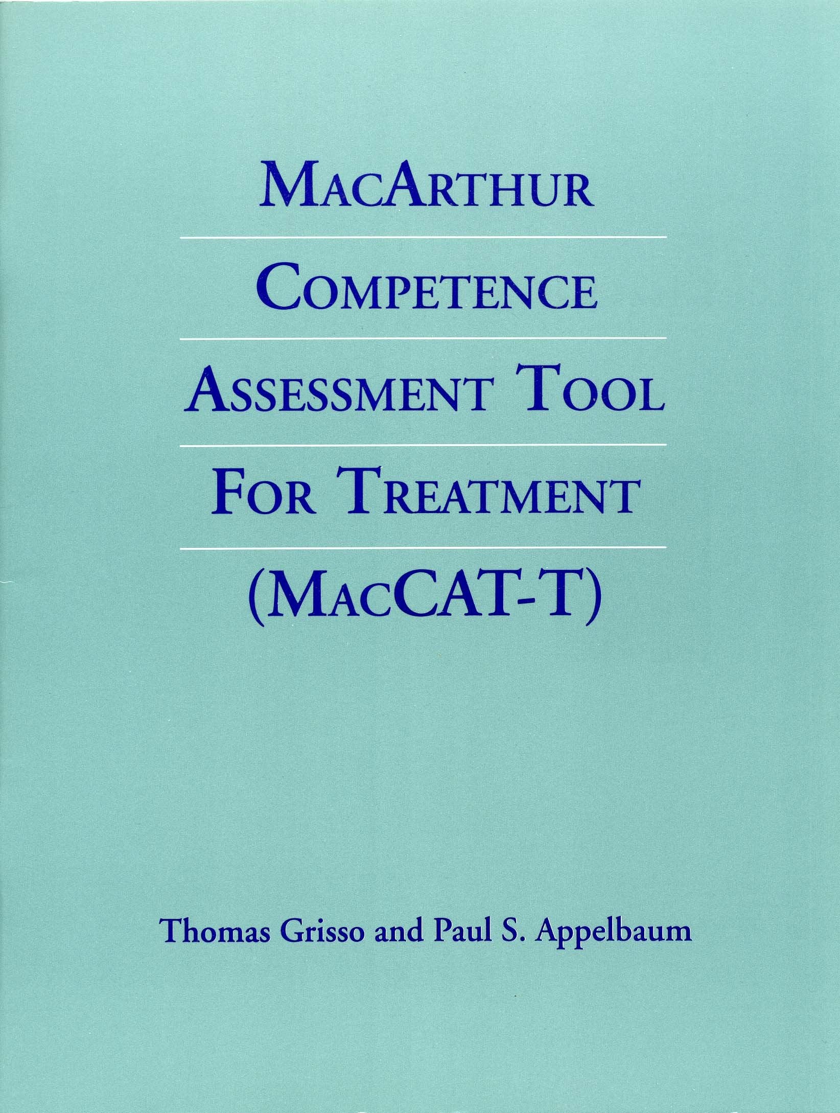 Macarthur Competence Assessment Tool for Treatment (Maccat-T)