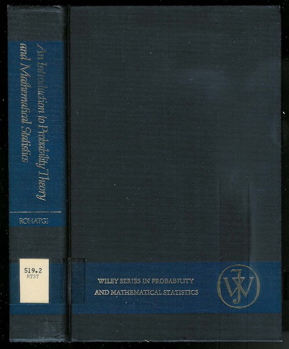 An Introduction to Probability Theory and Mathematical Statistics