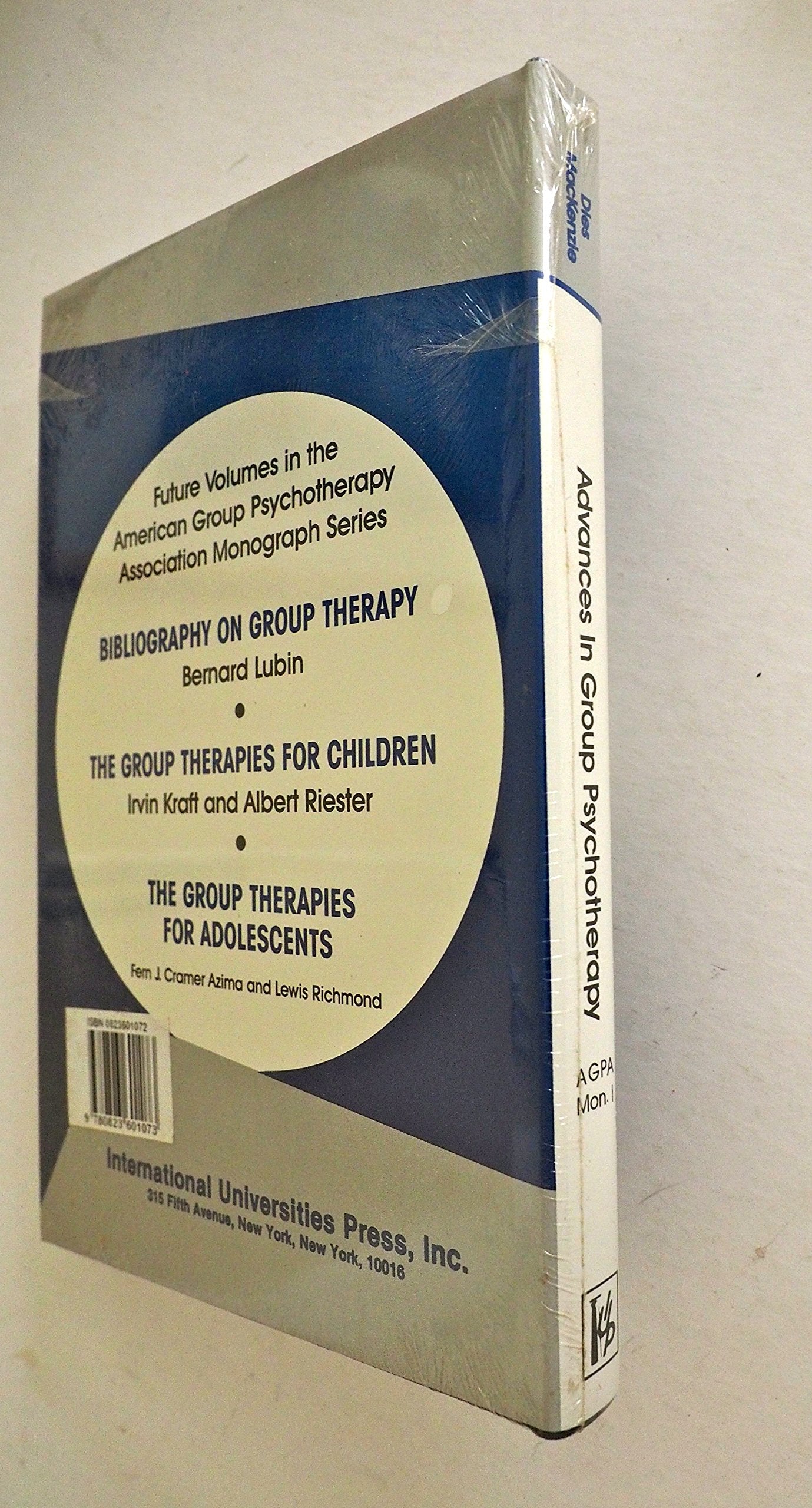 Advances in Group Psychotherapy: Integrating Research and Pr