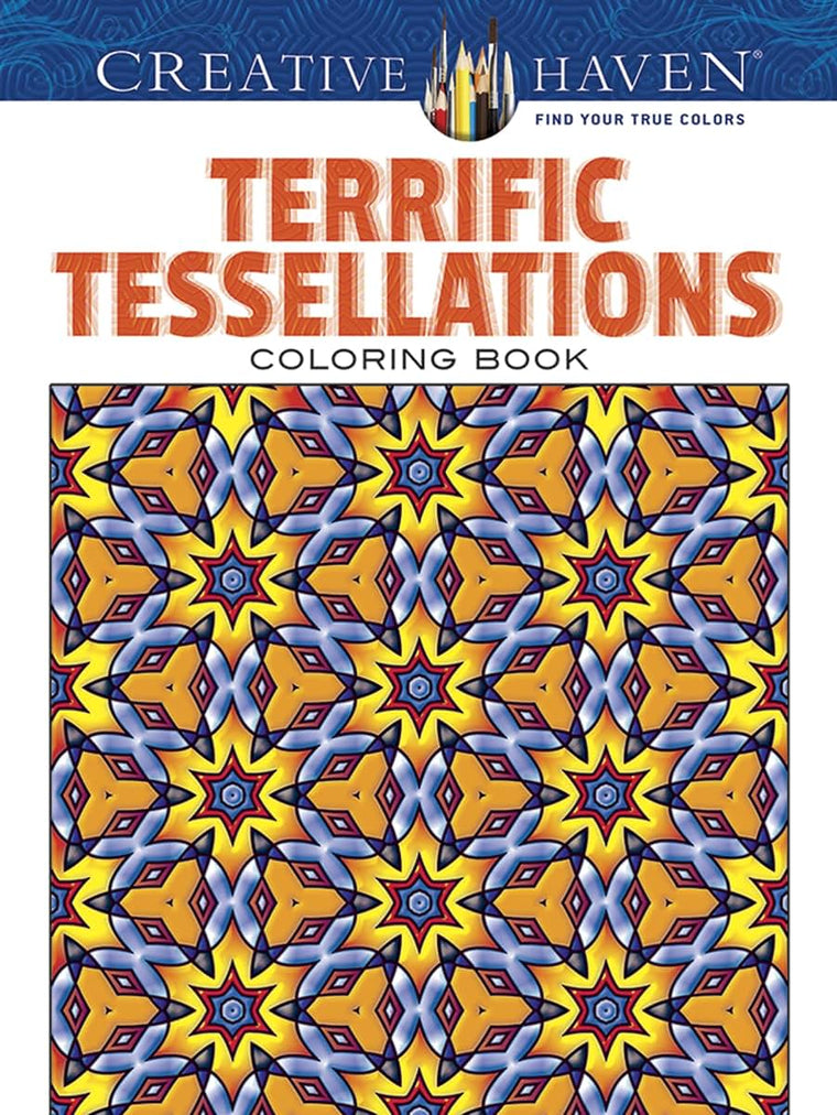Creative Haven Terrific Tessellations Coloring Book (Adult Coloring Books: Art & Design)