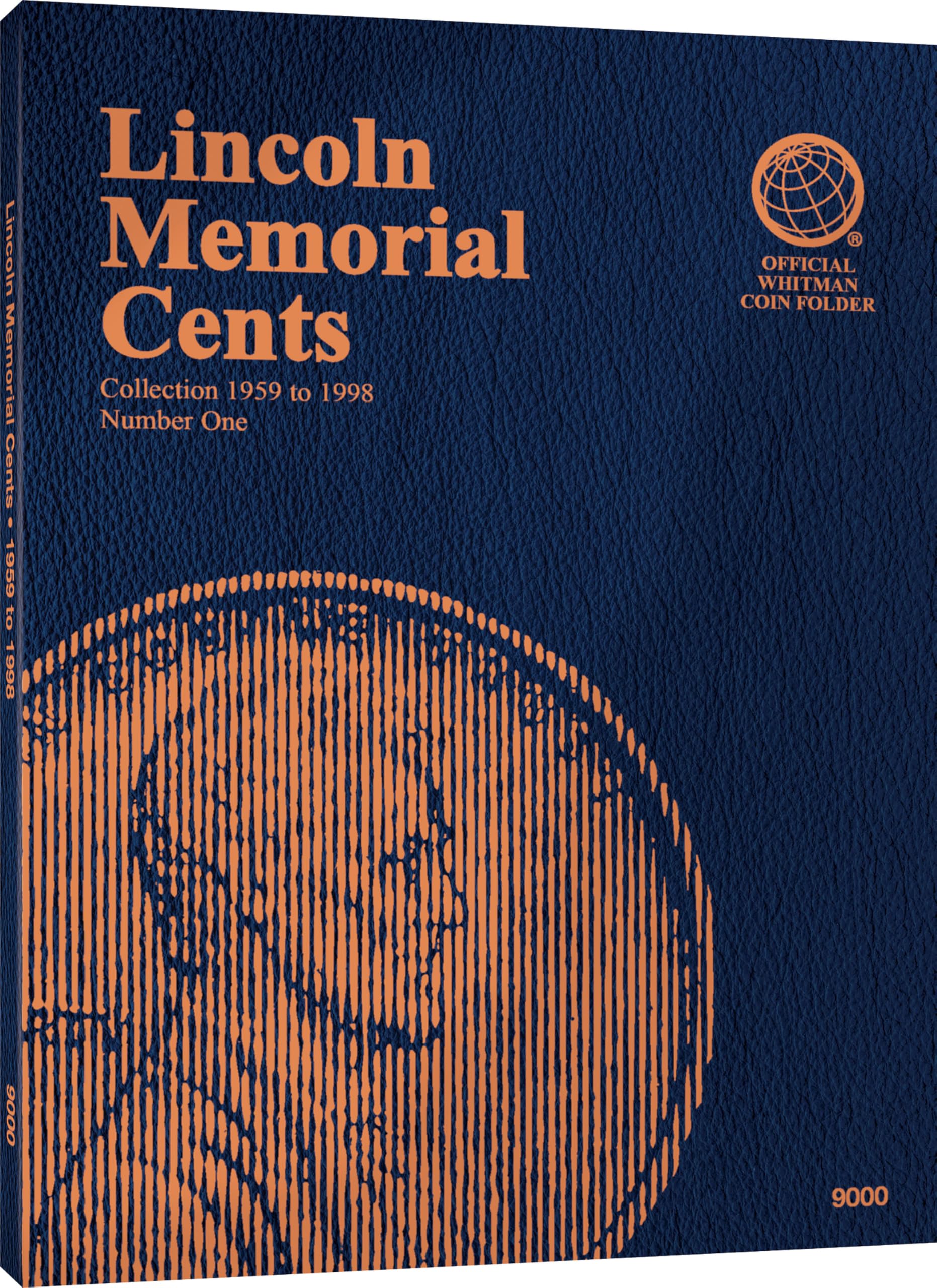 Official Whitman Coin Folder - Lincoln Memorial Cents Collection #1: 1959-1998