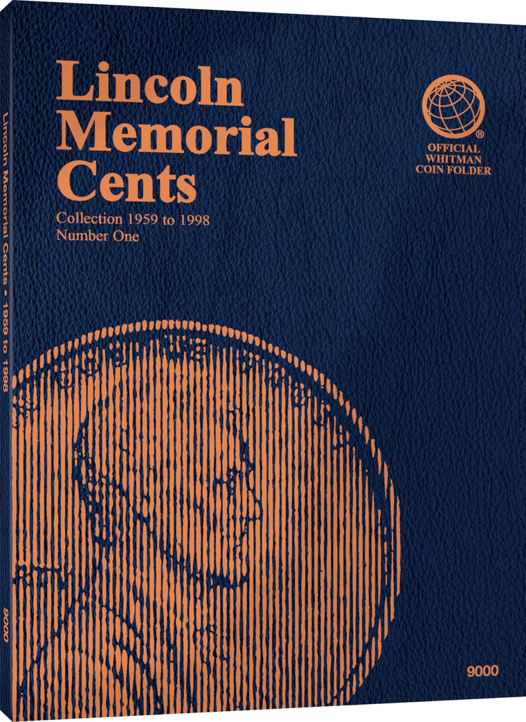 Official Whitman Coin Folder - Lincoln Memorial Cents Collection #1: 1959-1998