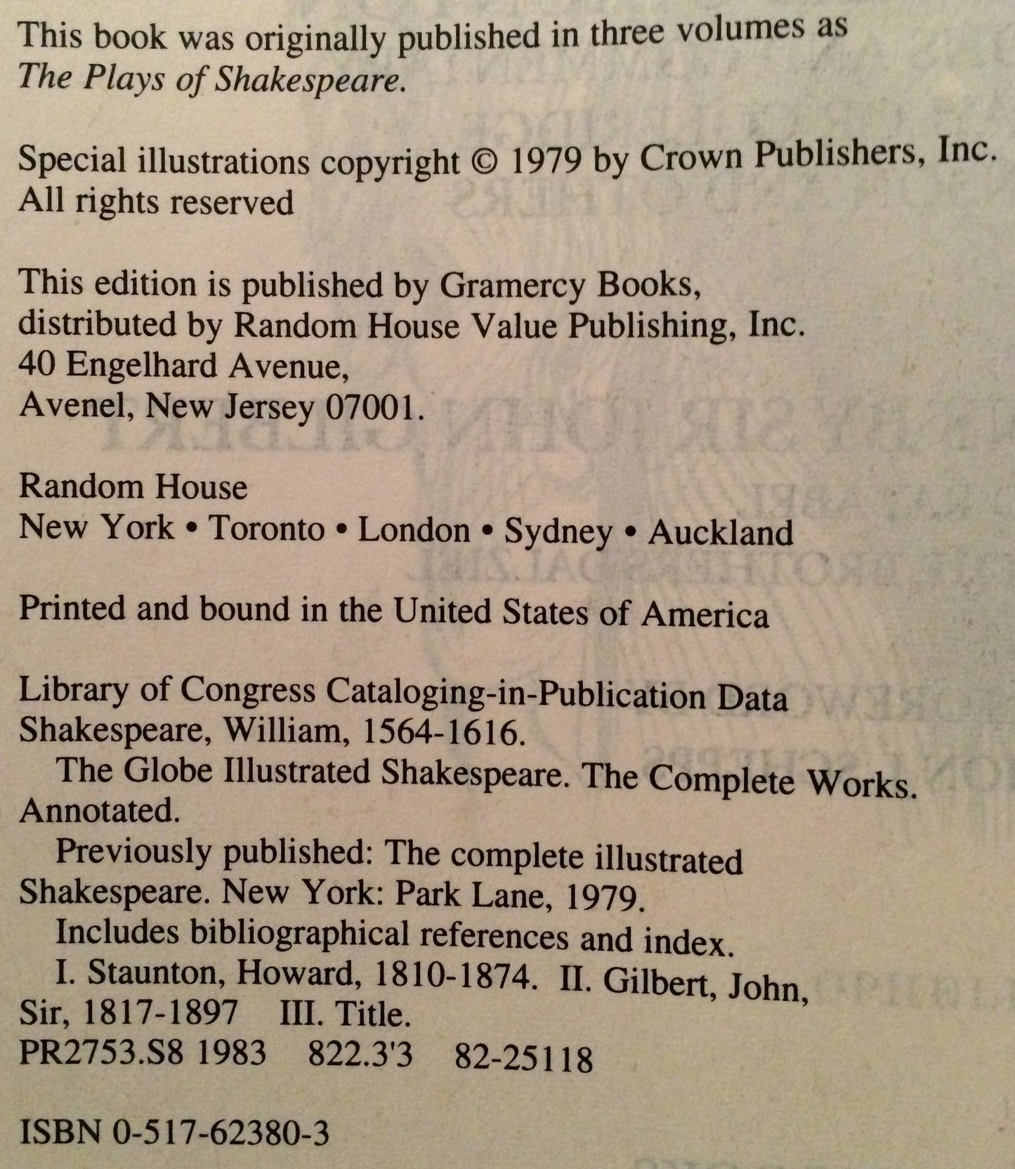 The Globe Illustrated Shakespeare: The Complete Works Annota