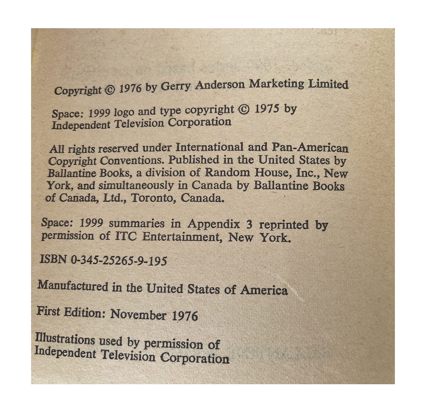 The Making of Space 1999 by Heald, Tim (New Paperback)
