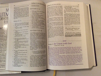 My Utmost Devotional Bible New King James Version by Thomas