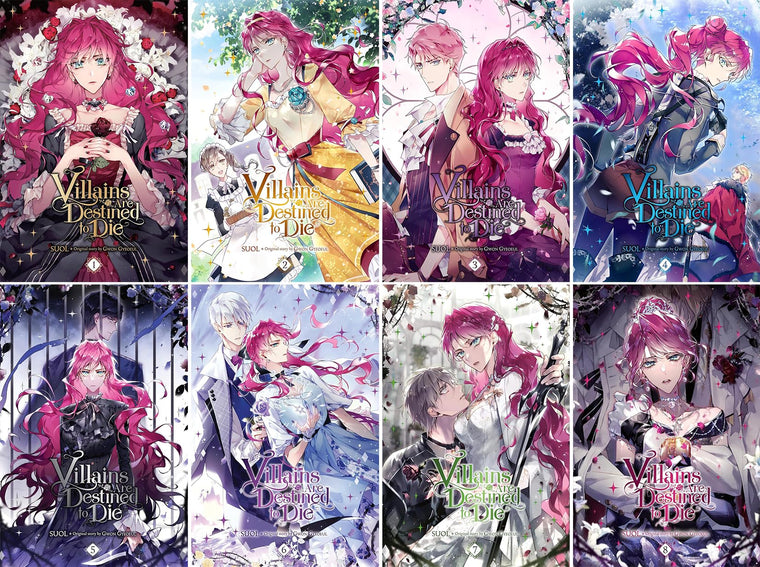 Villains Are Destined to Die, Vol. 1-7. Set of 7 Books