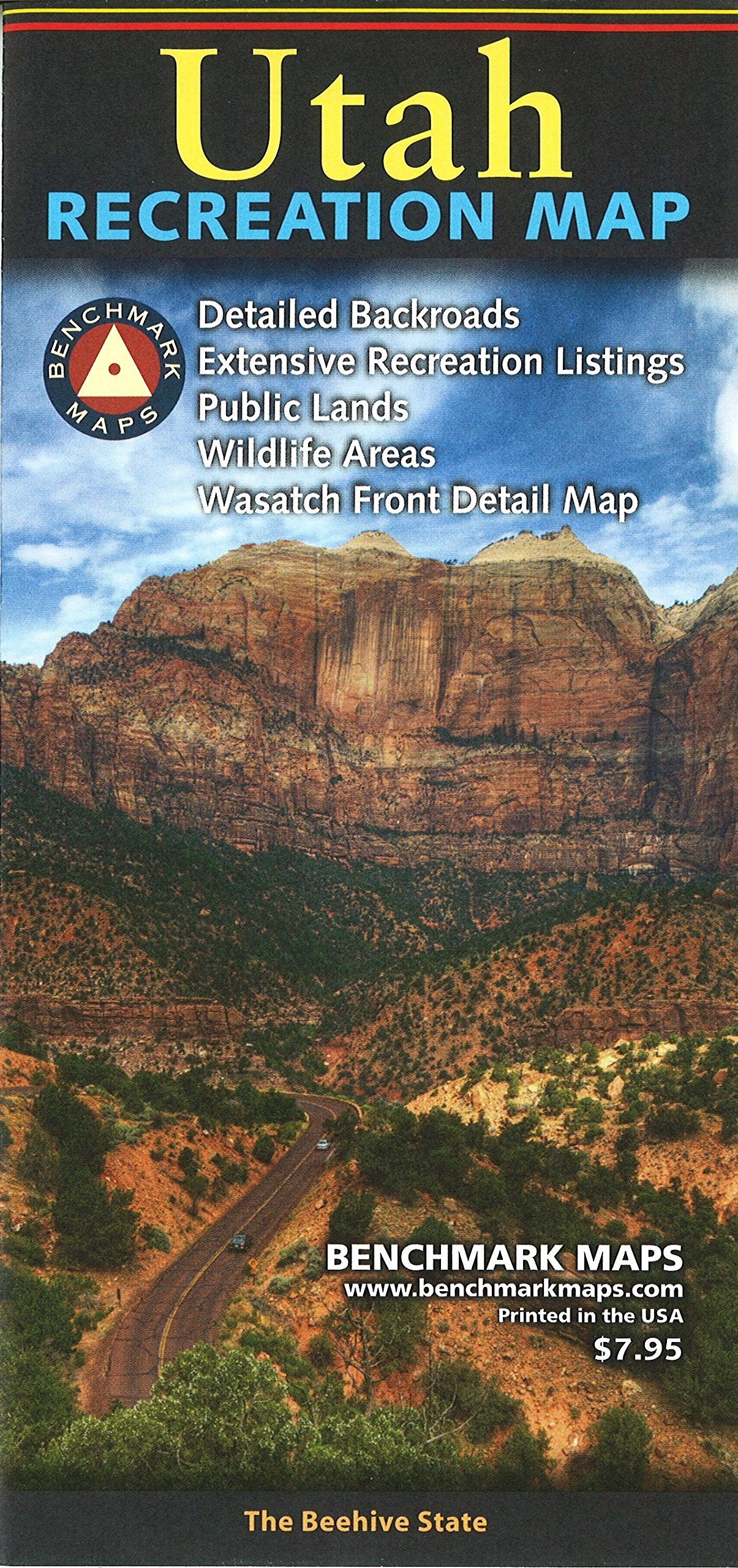 Utah Recreation Map (Benchmark Maps)