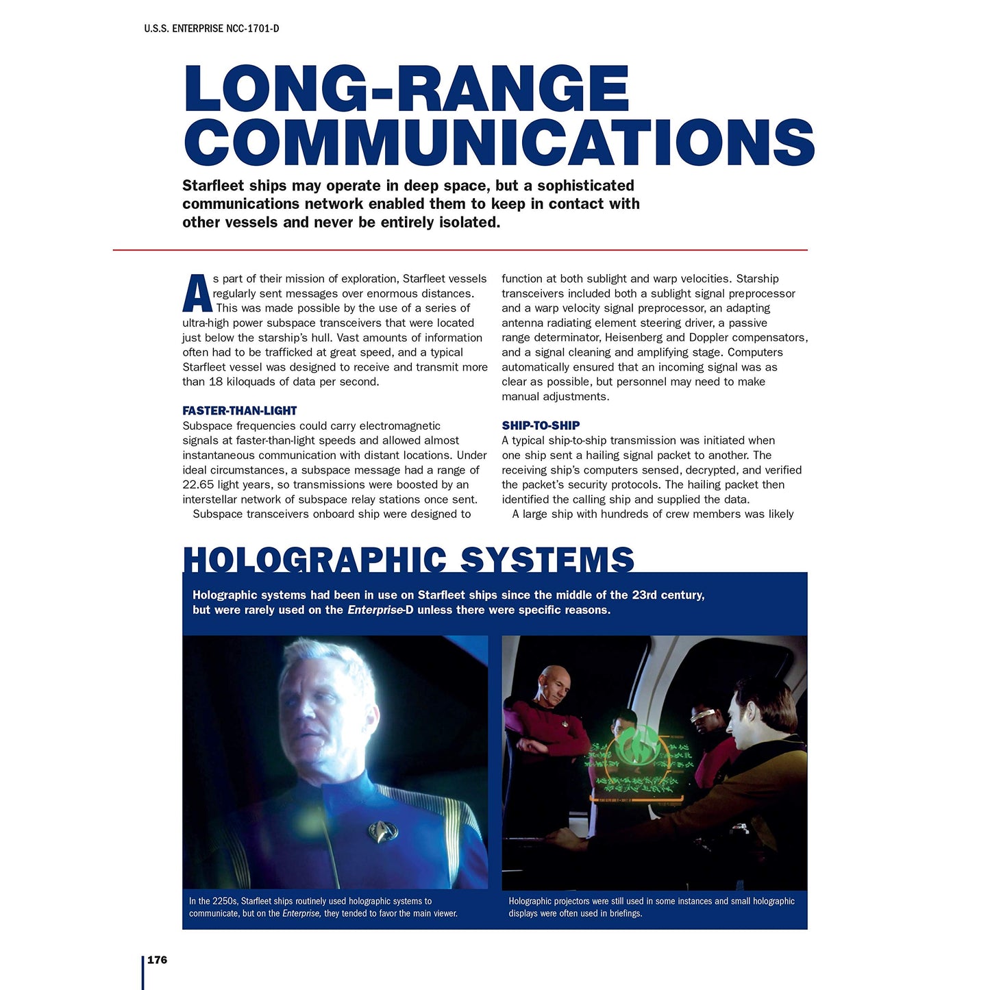 Star Trek The Next Generation: The U.S.S. Enterprise NCC-1701-D Illustrated Handbook (Star Trek Illustrated Handbooks)