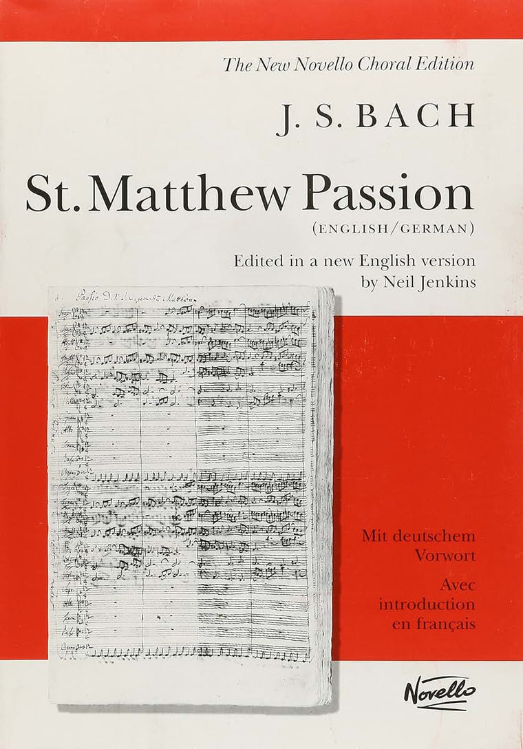 St. Matthew Passion Vocal Score (New Novello Choral Edition)