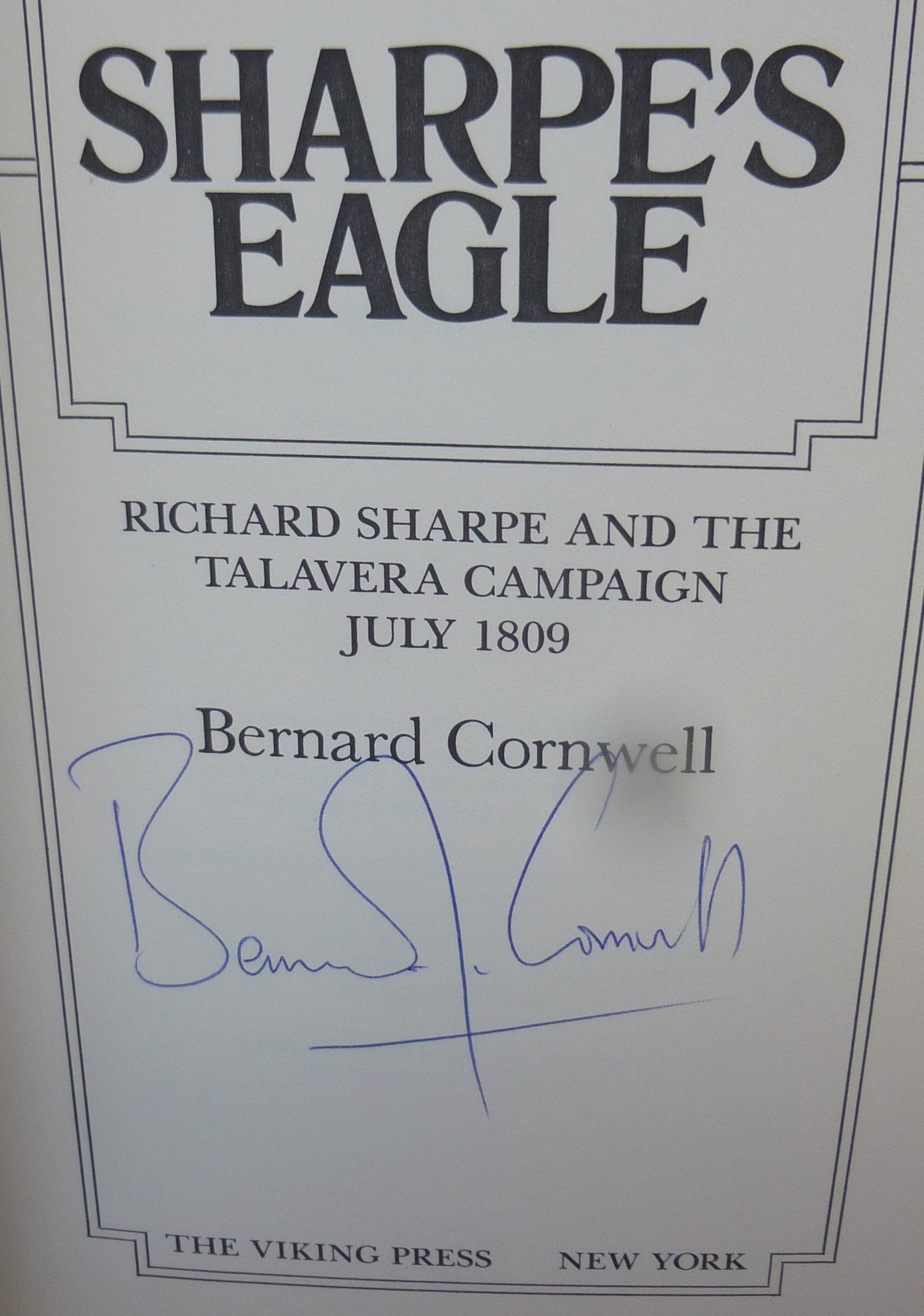 Sharpe's Eagle by Bernard Cornwell