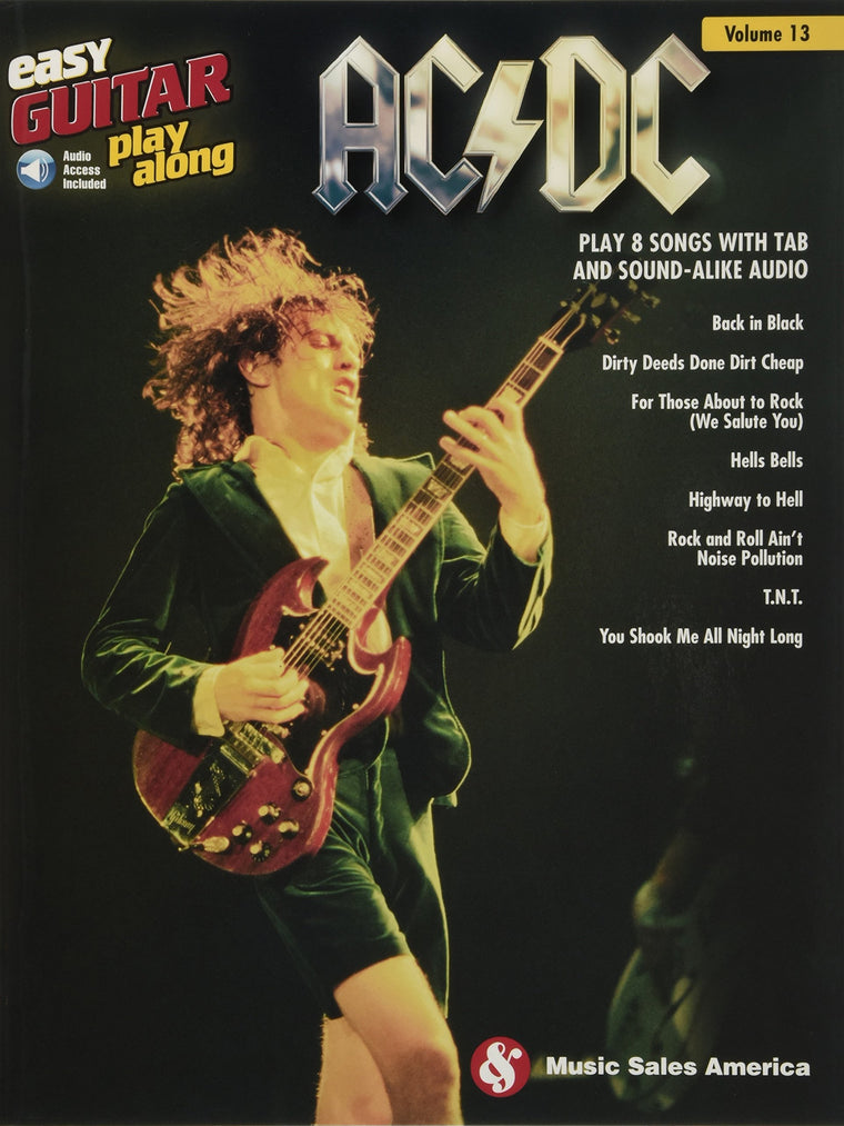 AC/DC: Easy Guitar Play-Along Volume 13 (Book/Online Audio) (Easy Guitar Play-Along, 13)