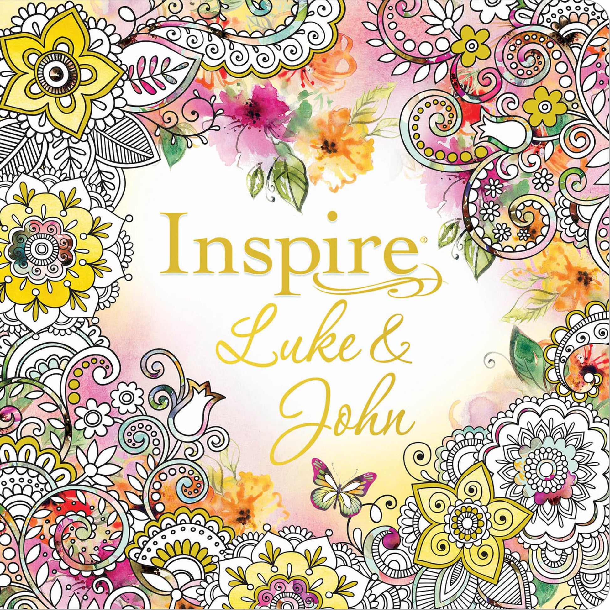 Inspire: Luke & John (Softcover): Coloring & Creative Journaling through Luke & John