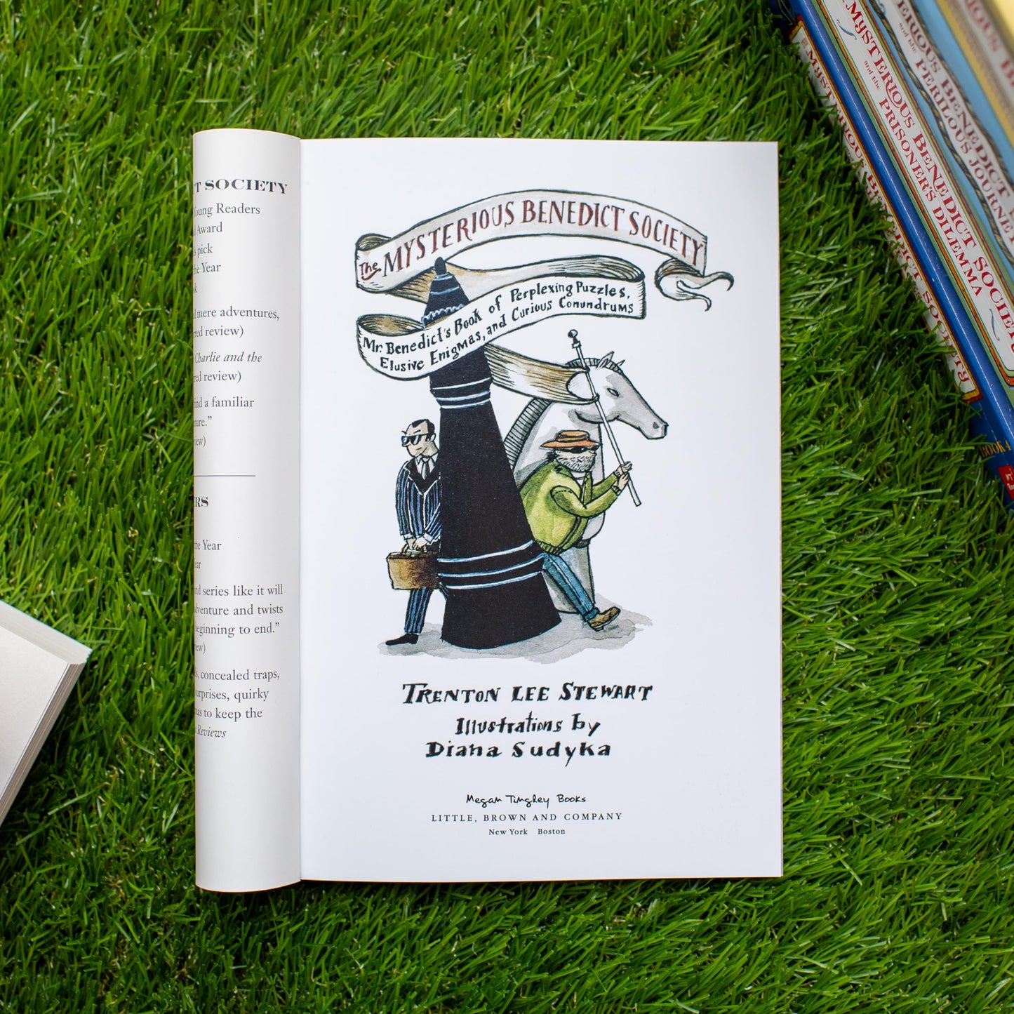 The Mysterious Benedict Society: Mr. Benedict's Book of Perplexing Puzzles, Elusive Enigmas, and Curious