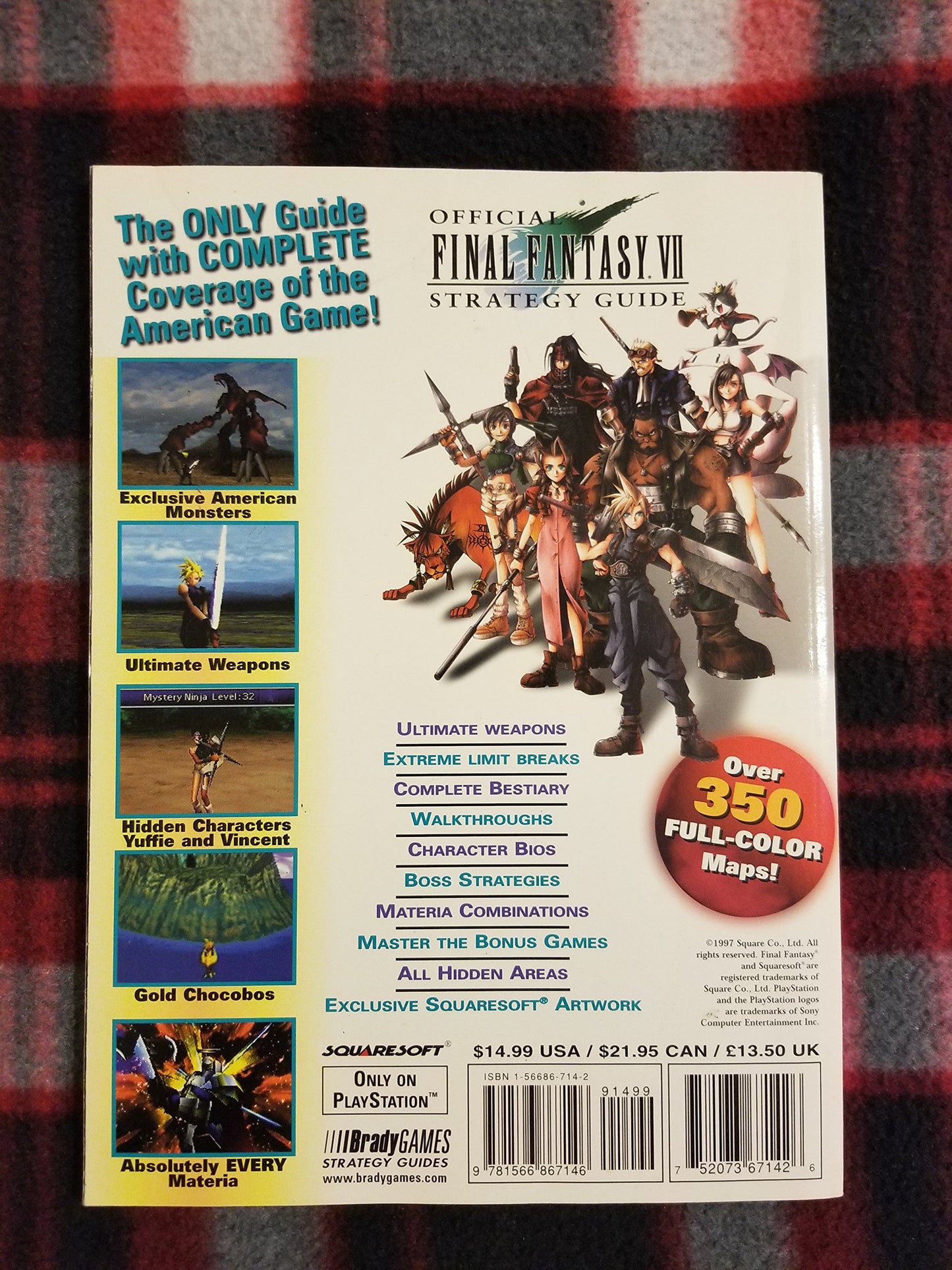 Official Final Fantasy VII Strategy Guide, Playstation Version