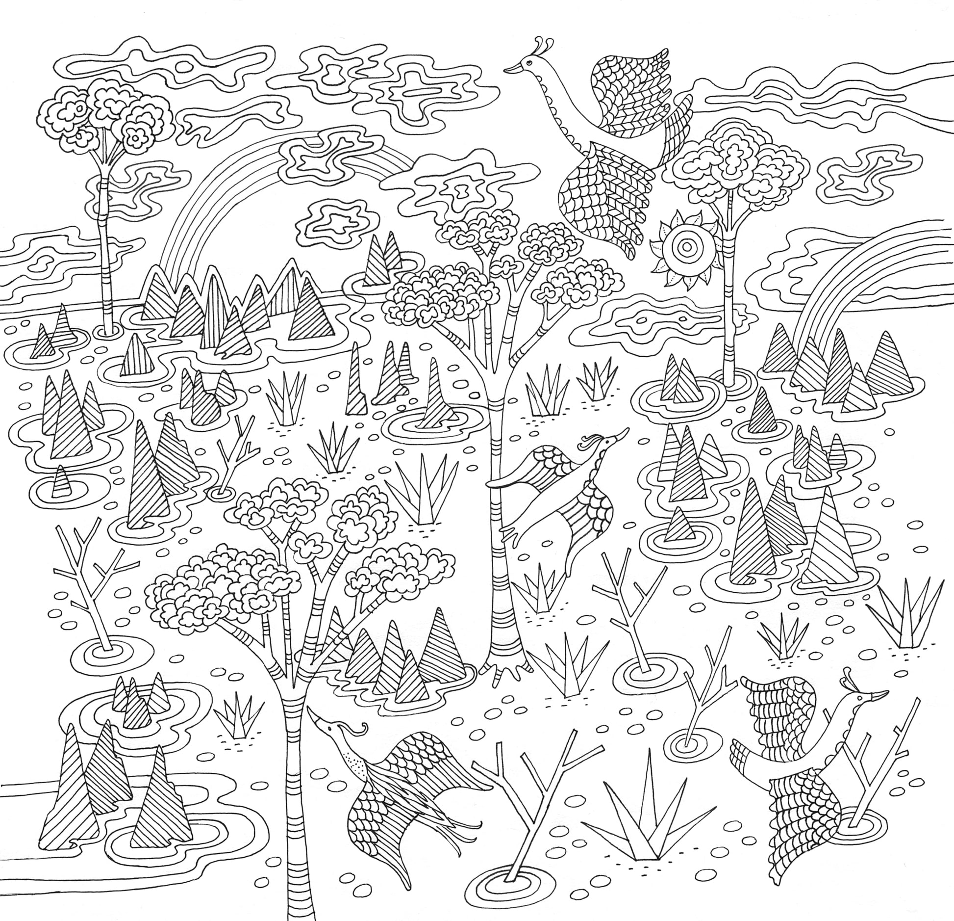 Zen Garden Adult Coloring Book (31 stress-relieving designs) (Artists' Coloring Books)