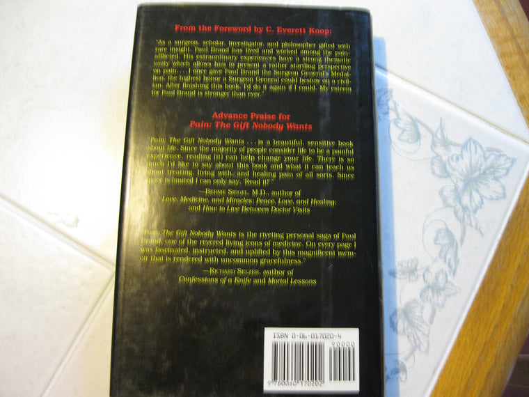 Pain: The Gift Nobody Wants — back cover
