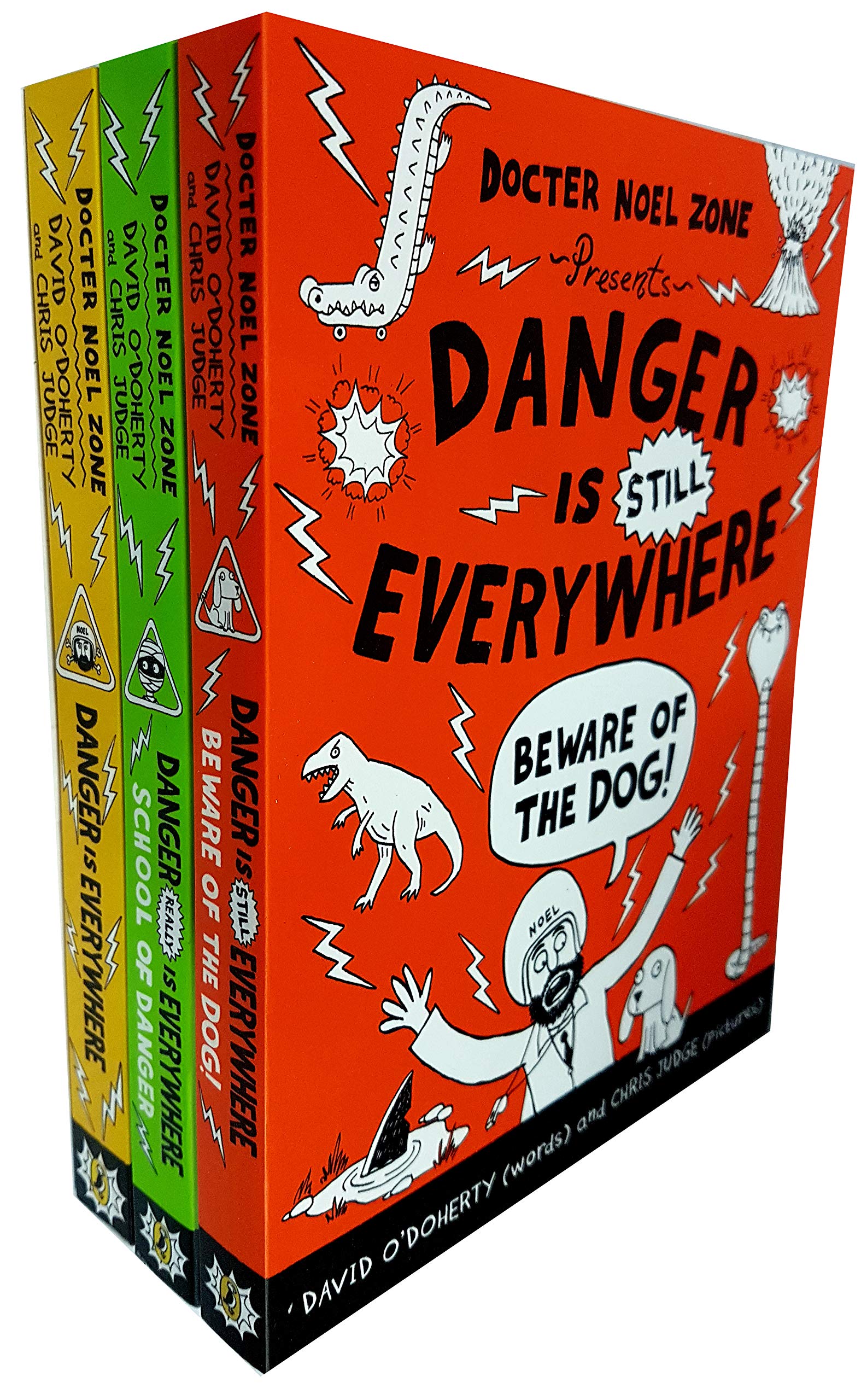 The Danger is Everywhere Collection Series 3 Books Set by David O'Doherty (Danger Is Everywhere, Danger Is Still Everywhere & Danger Really is Everywhere)