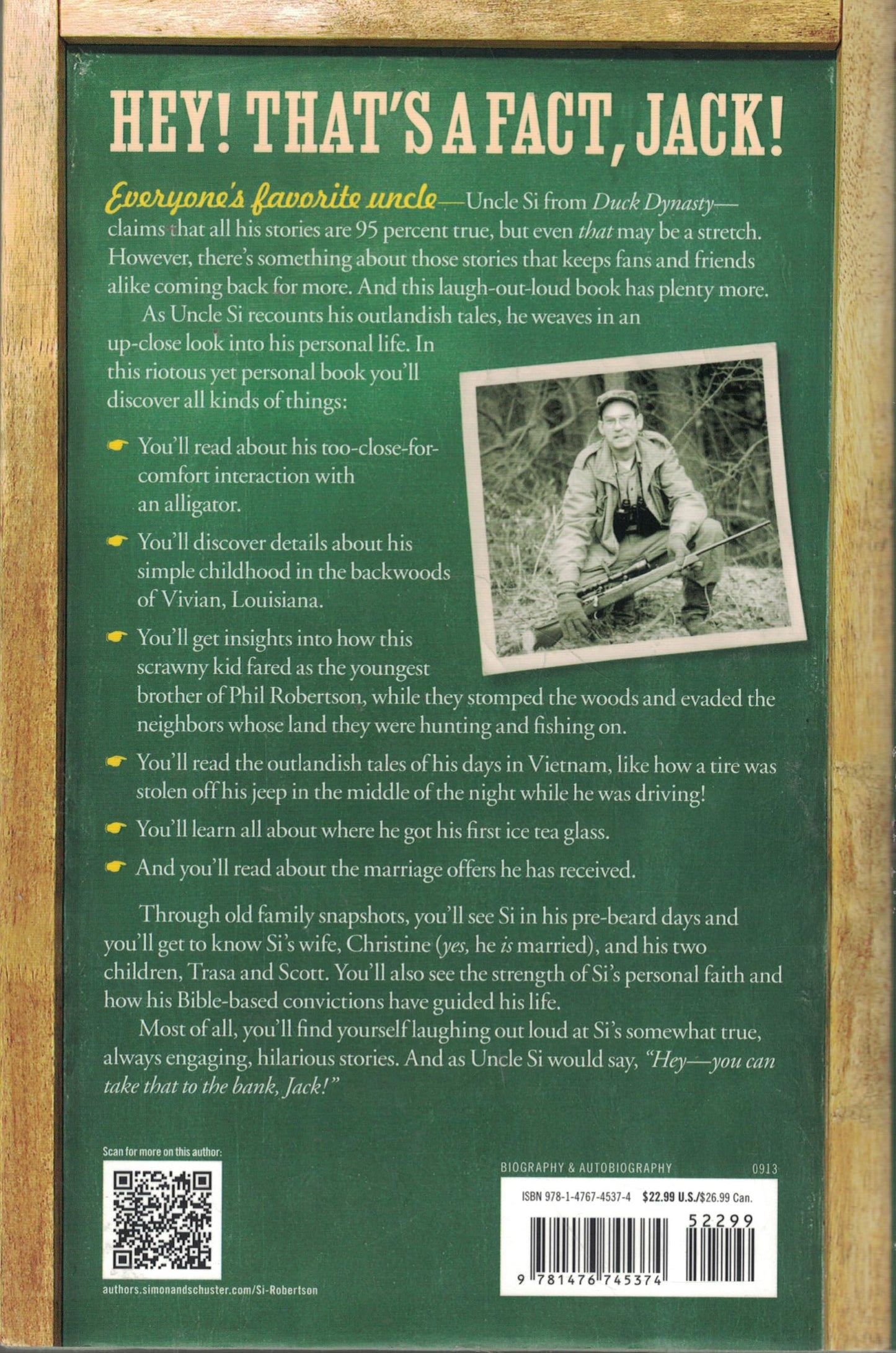 SI-COLOGY 1: Tales and Wisdom from Duck Dynasty's Favorite U