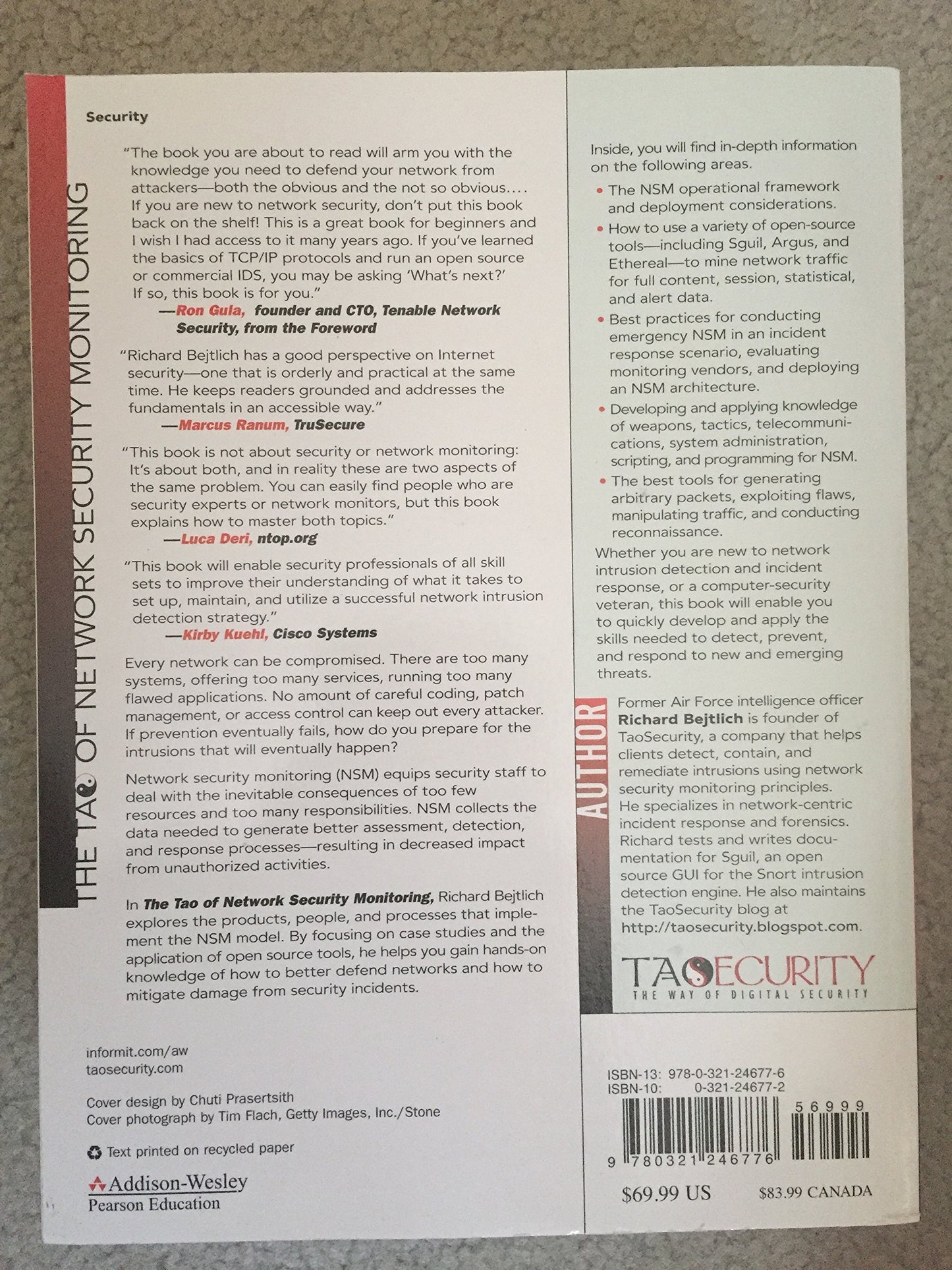 The Tao Of Network Security Monitoring: Beyond Intrusion Detection