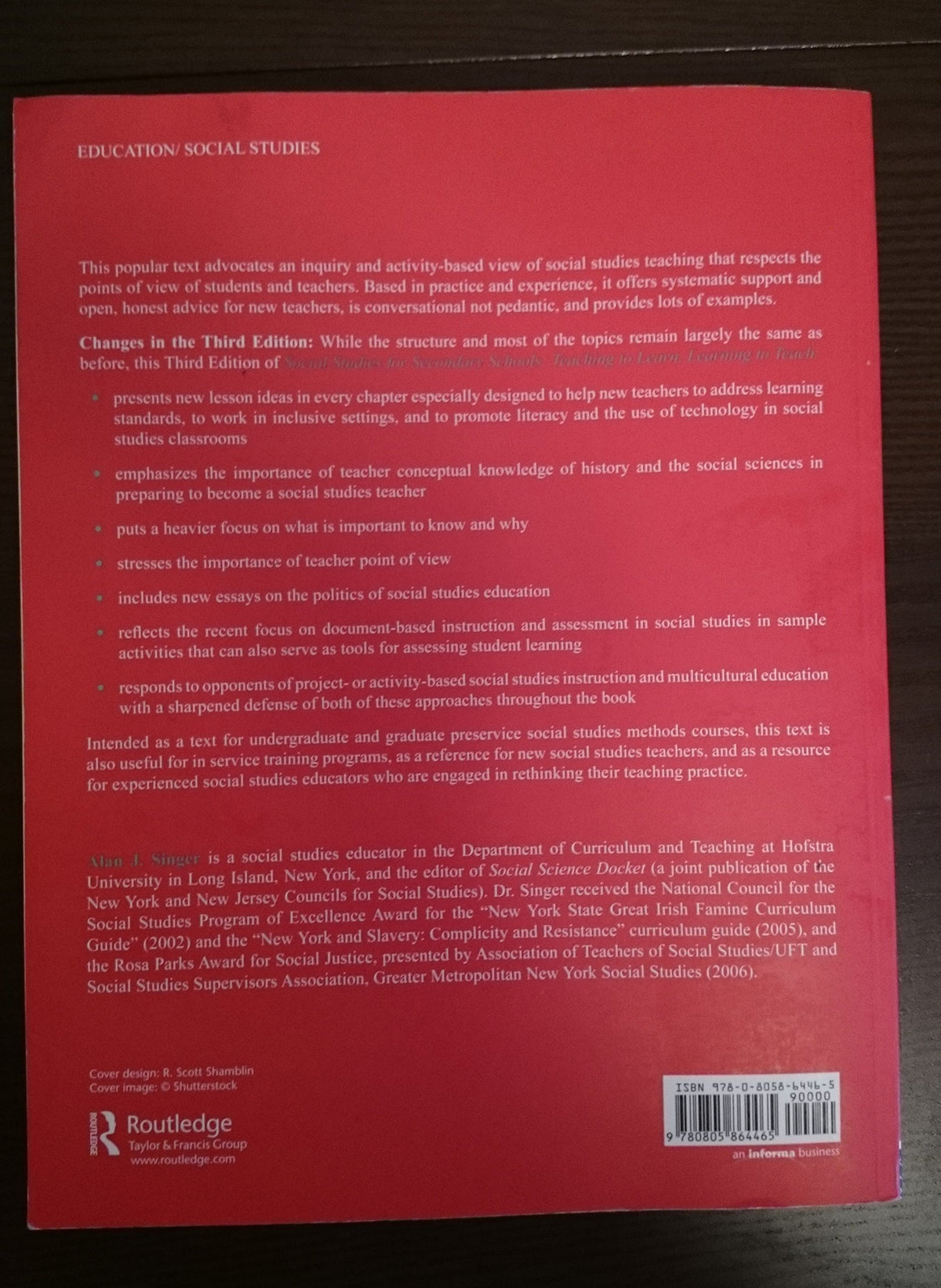 Social Studies for Secondary Schools: Teaching to Learn, Learning to Teach