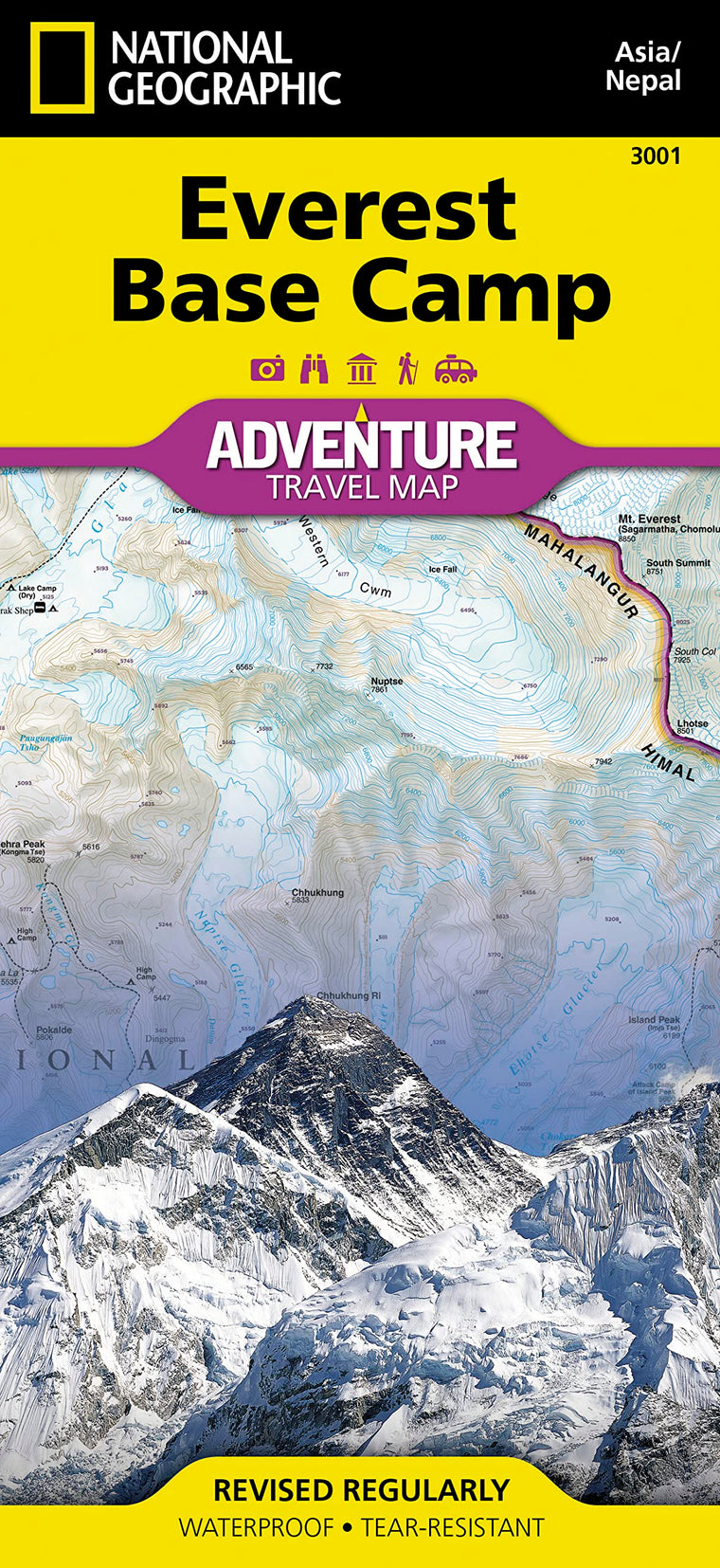 Everest Base Camp Map [Nepal] (National Geographic Adventure Map, 3001)