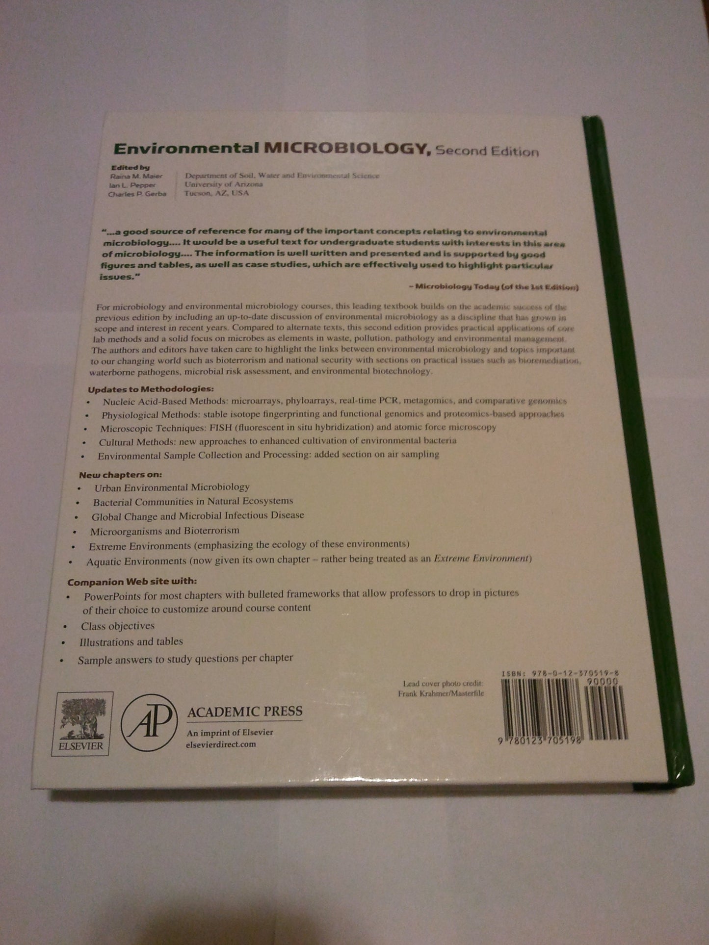 Environmental Microbiology (Maier and Pepper Set)