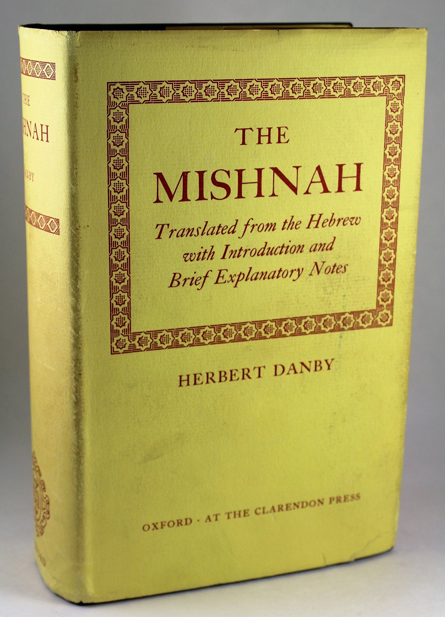 The Mishnah by Herbert Danby (Hardcover)