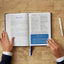 Peace of God Bible: Discover and Experience God's Shalom Throughout the Bible (NKJV, Purple Leathersoft, Red Letter, Comfort Print)