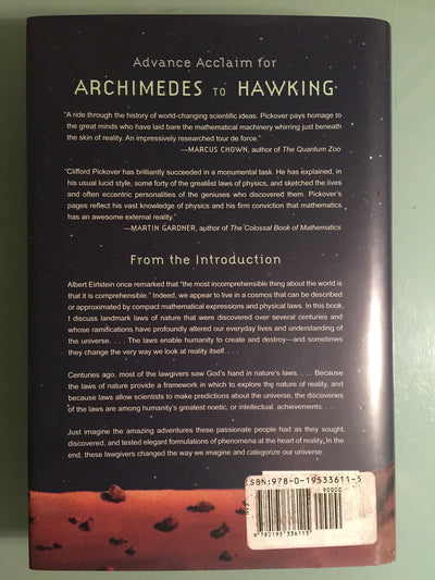 Archimedes to Hawking: Laws of Science and the Great Minds B