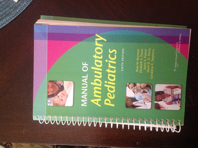 Manual of Ambulatory Pediatrics