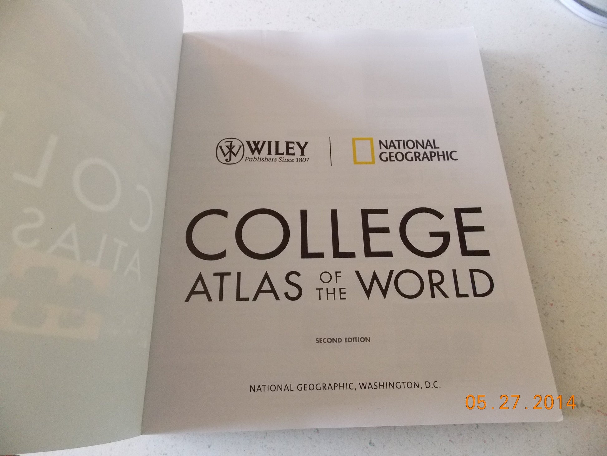 Wiley/National Geographic College Atlas of the World