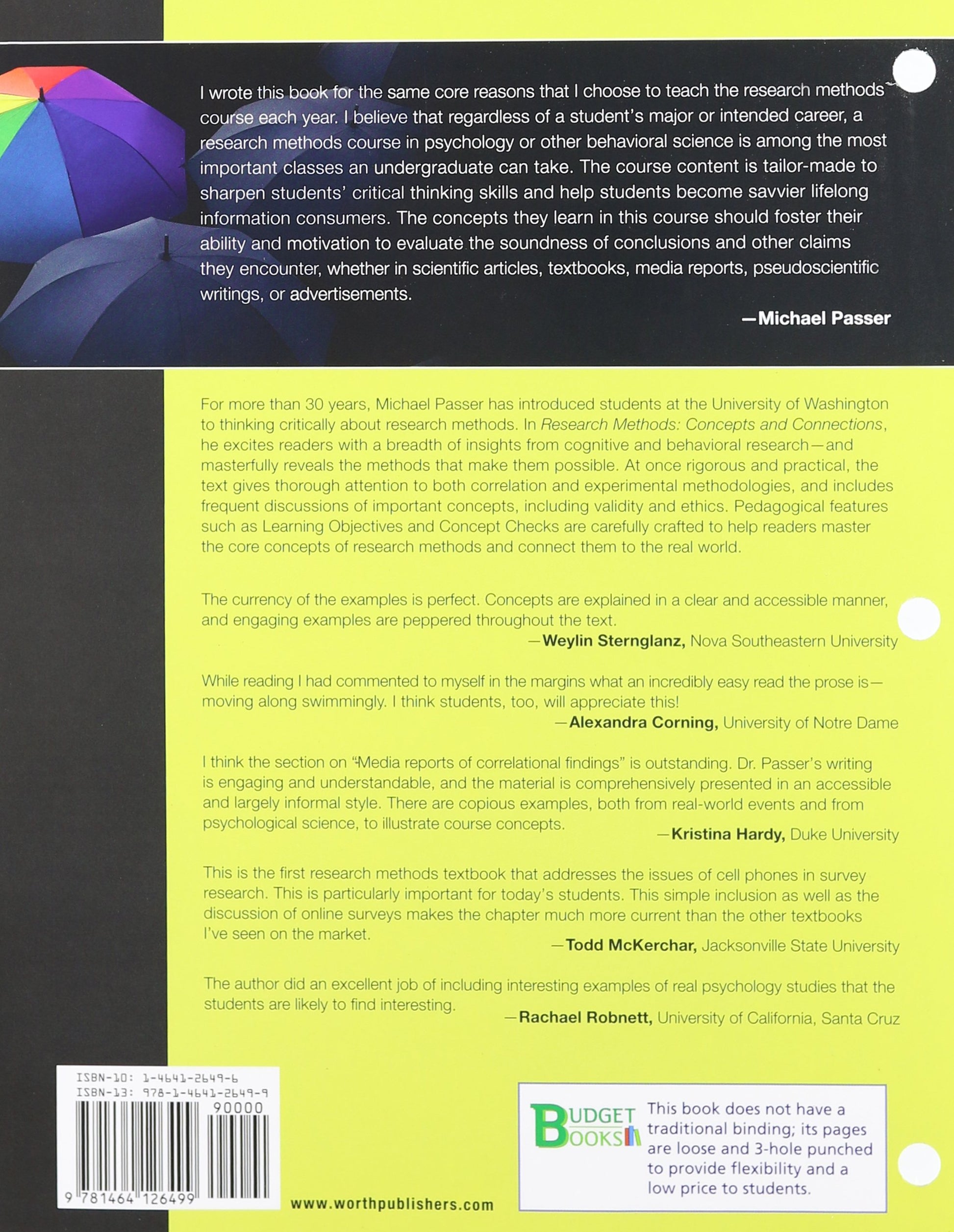 Loose-leaf Version for Research Methods