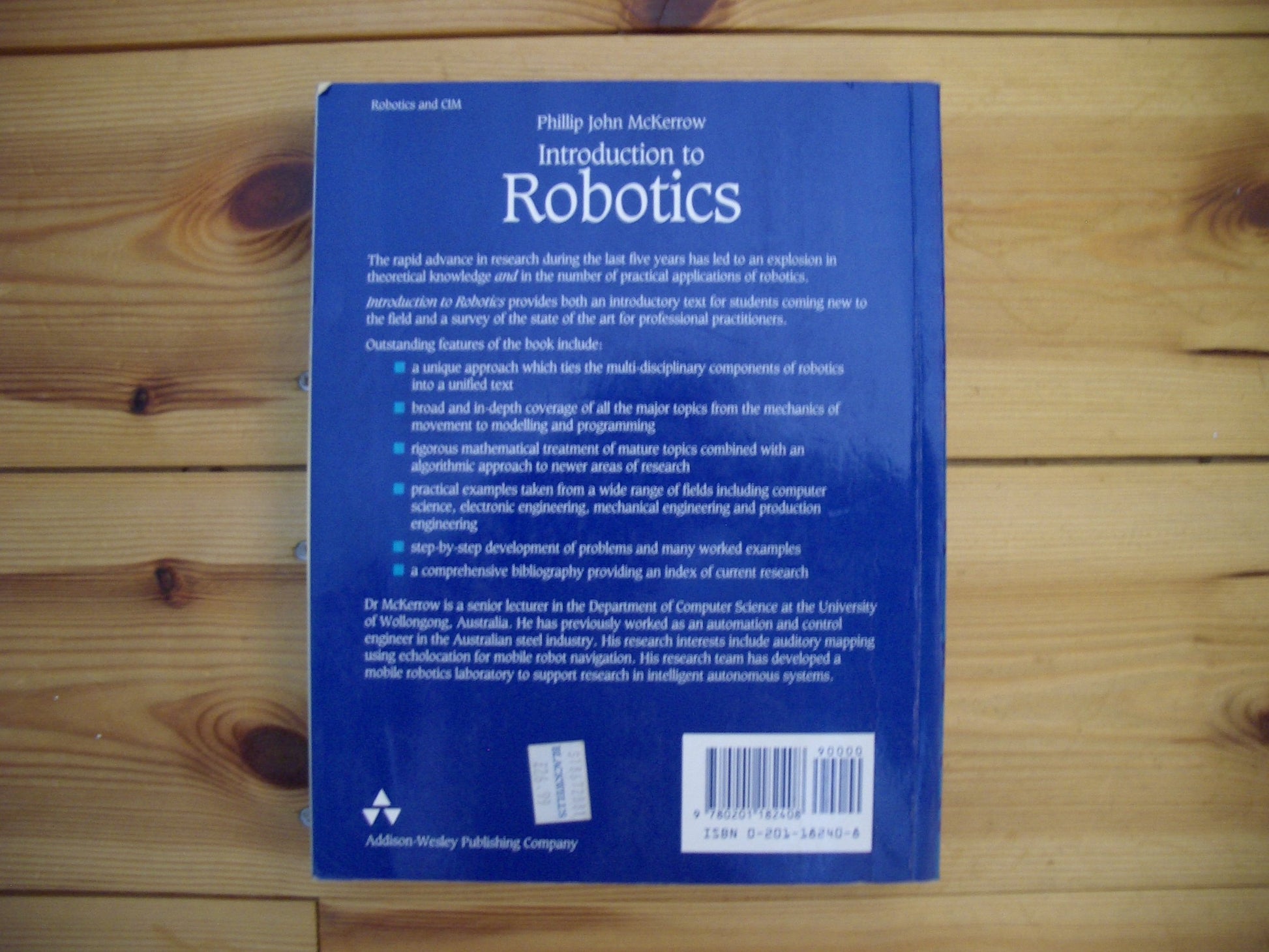 Introduction to Robotics (Electronic Systems Engineering Series)