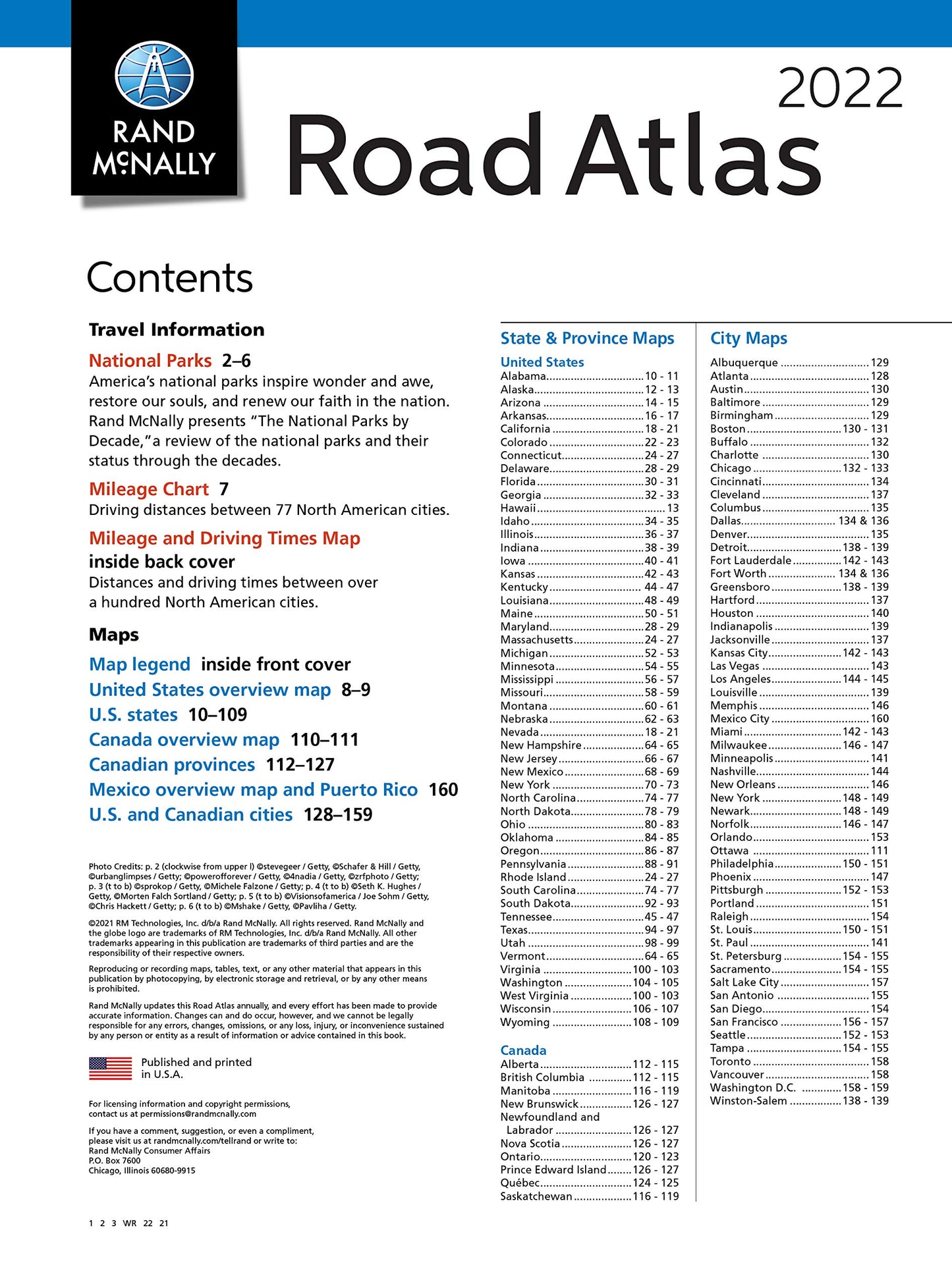 Rand McNally 2022 EasyFinder Midsize Road Atlas (Rand McNall