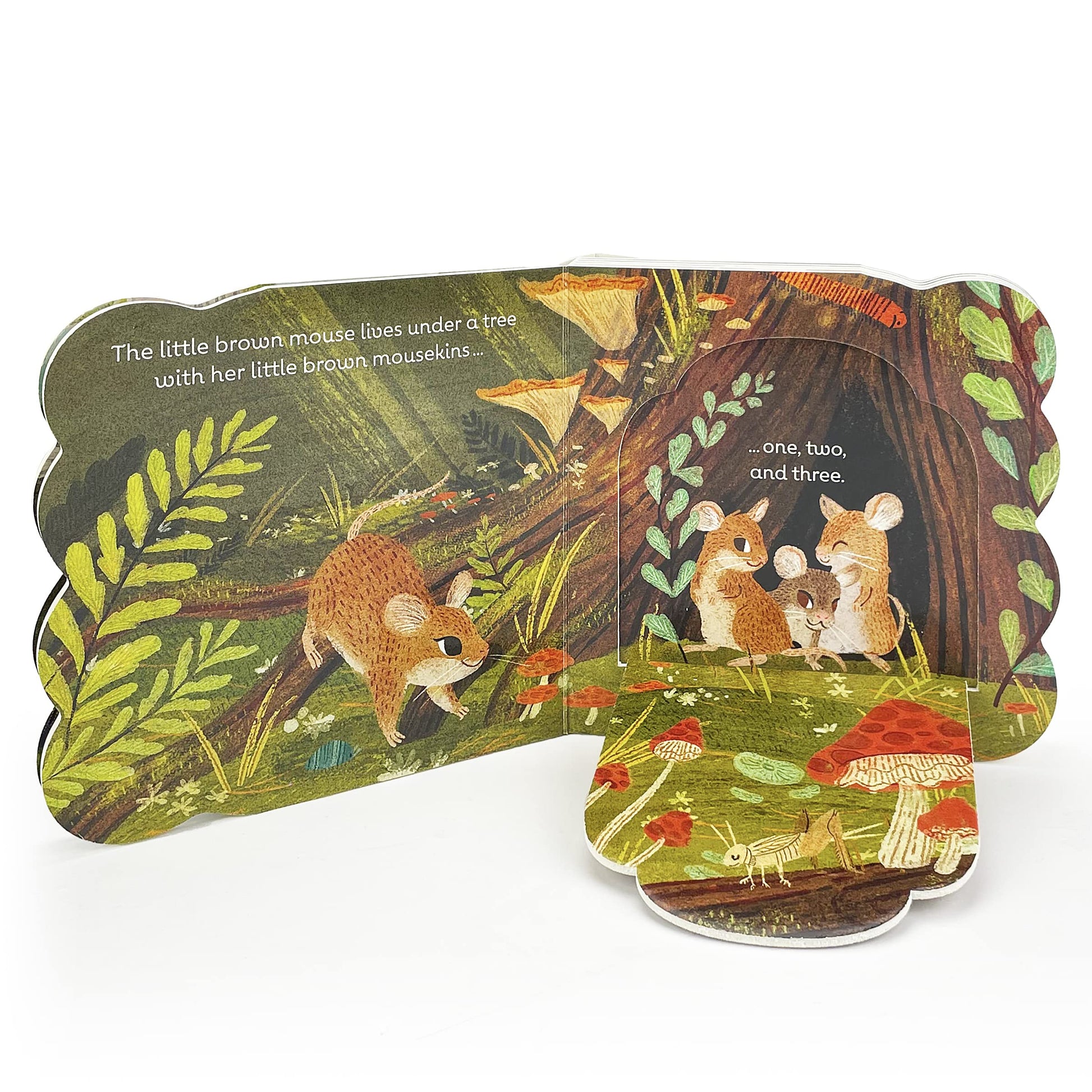 Little Brown Mouse - A Lift-a-Flap Board Book for Babies and Toddlers, Ages 1-4