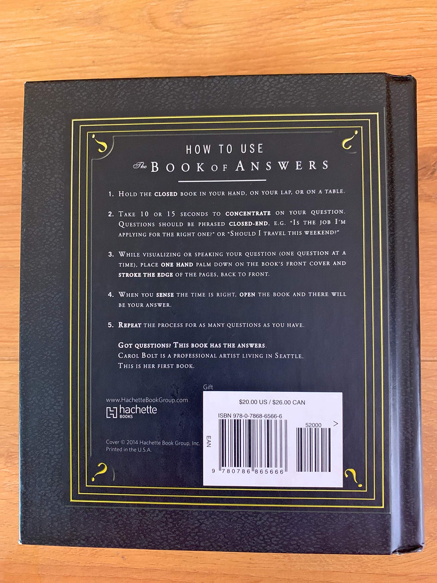The Book of Answers by Carol Bolt