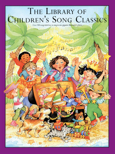 The Library of Children's Song Classics - Piano, Vocal and Guitar Songbook  Easy-to-Read Lyrics, Chords and Arrangements  Illustrated Collection of Storybook, Holiday and Folk Songs