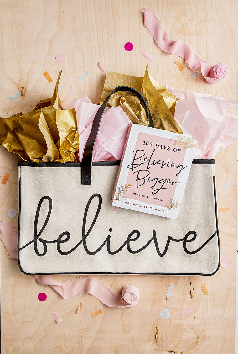 100 Days of Believing Bigger: A Devotional Journal — back cover