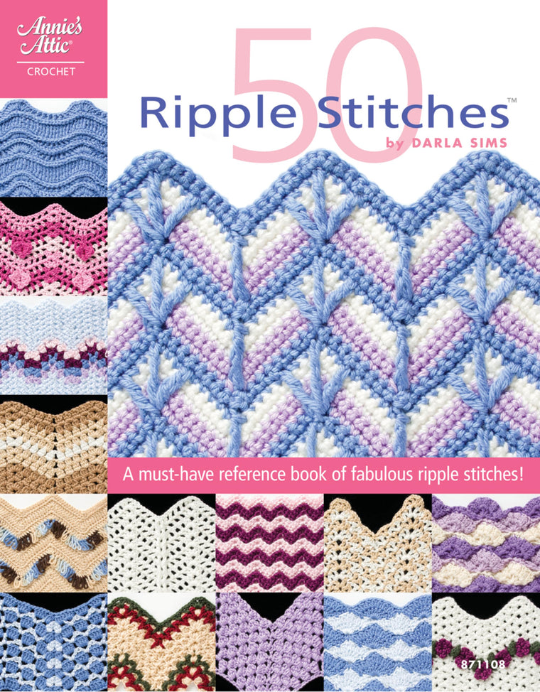 Annie's Crochet 50 Ripple Stitches Book