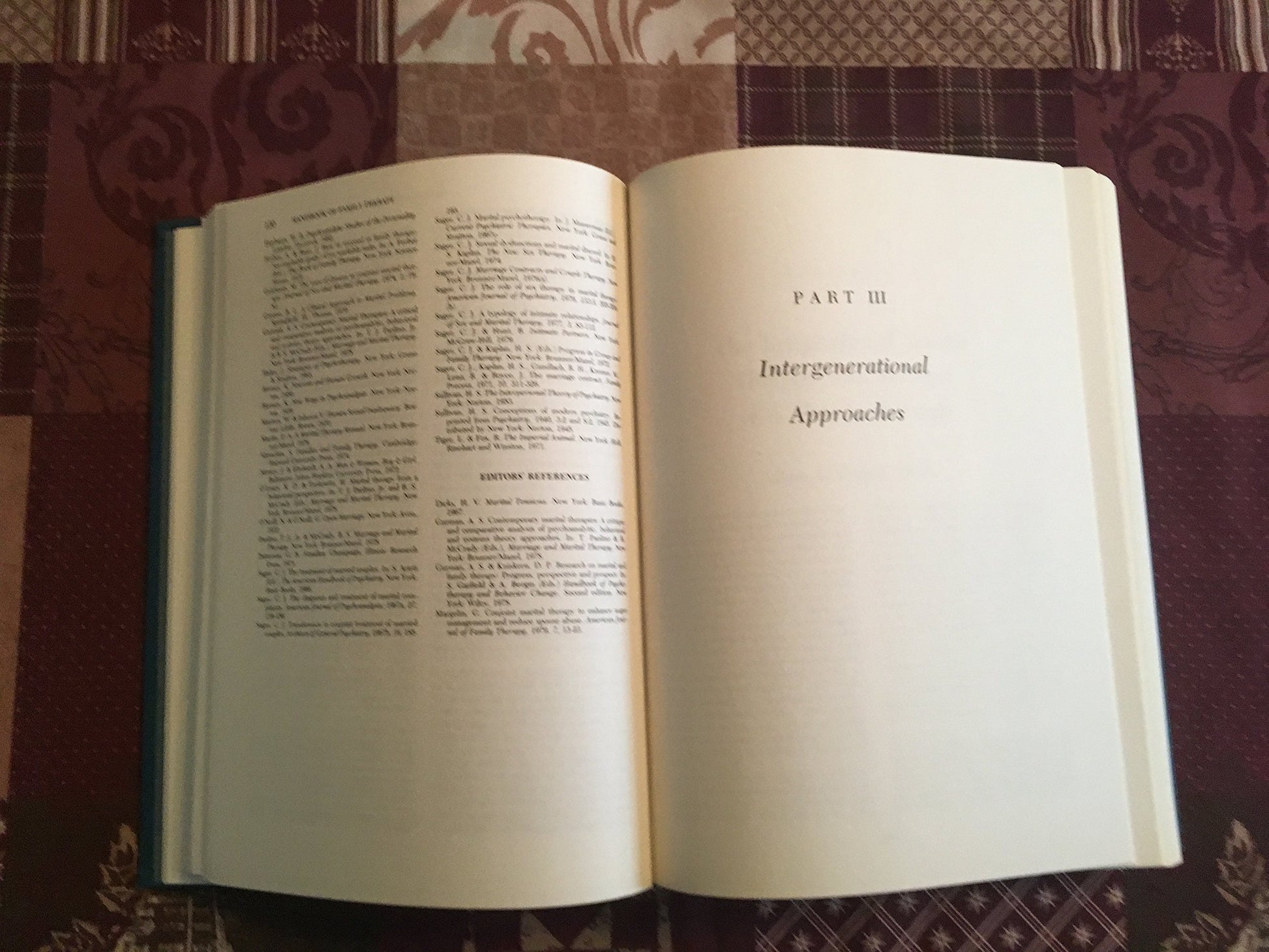 Handbook Of Family Therapy