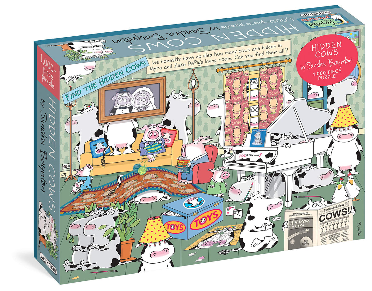 Sandra Boynton: Hidden Cows 1,000-Piece Puzzle (Workman Puzzles)